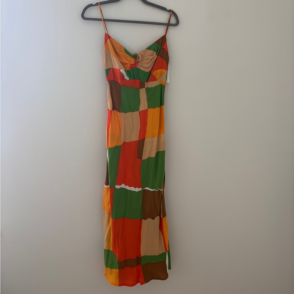 NWT Faithfull The Brand Tempio Midi Dress